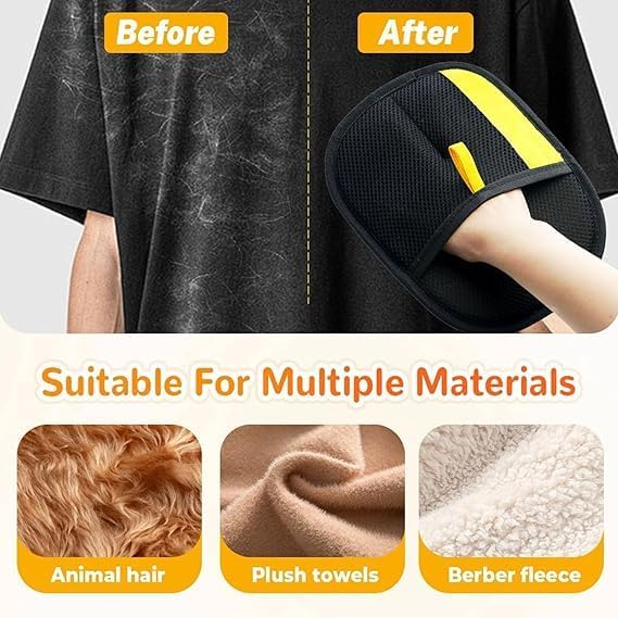 Eco-Friendly Pet Hair Removal Gloves for Effortless Cleaning