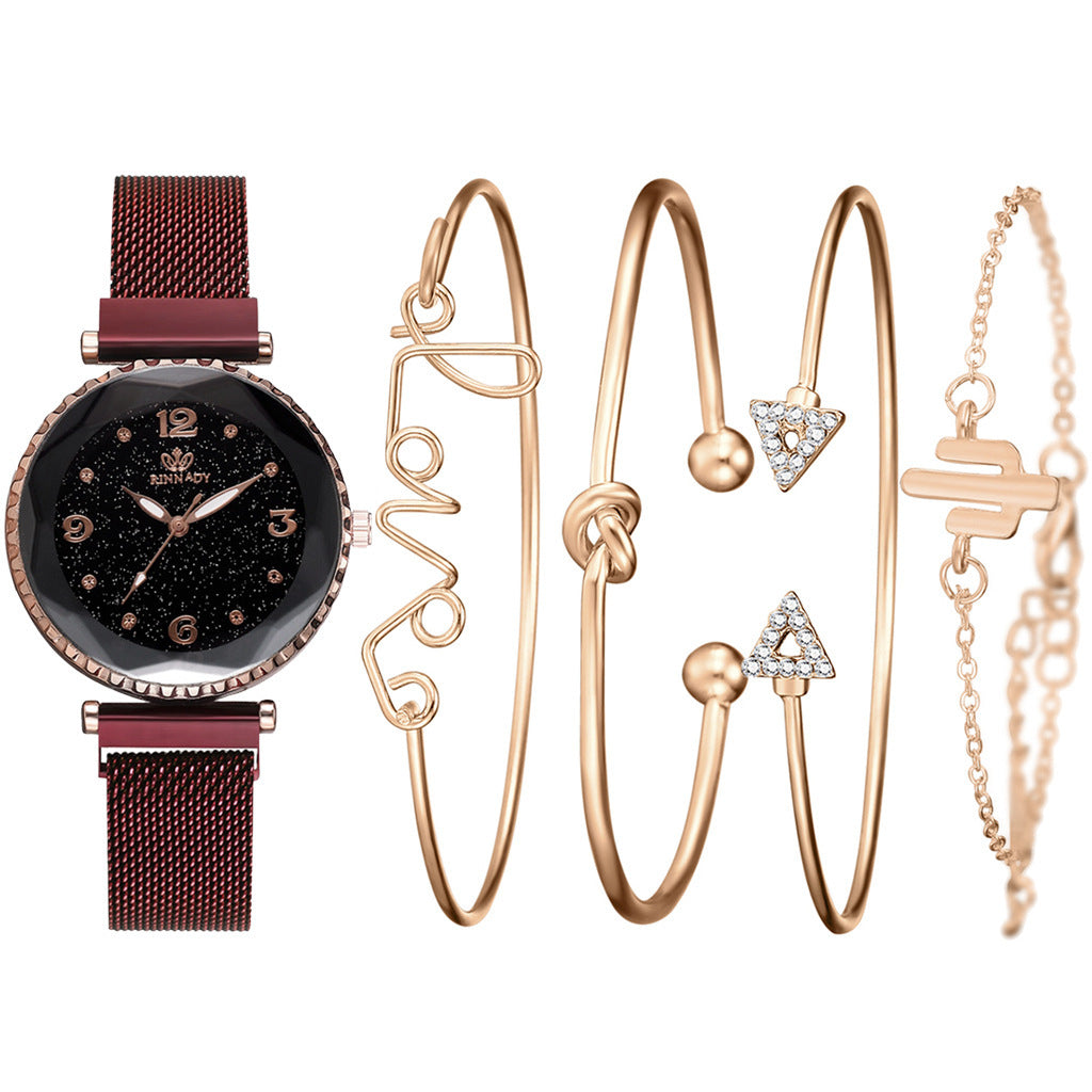 Starry Sky Women’s Magnetic Bracelet Watch