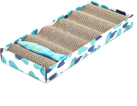 Reversible Cardboard Cat Scratching Pad with Catnip - 1 Pack