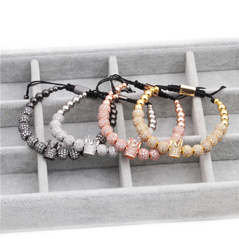 Fashion Crown Zircon Bracelets