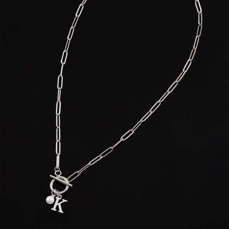 European & American Letter Pendant Necklace for Women