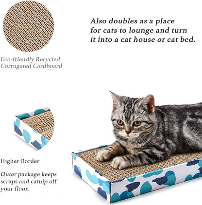 Reversible Cardboard Cat Scratching Pad with Catnip - 1 Pack